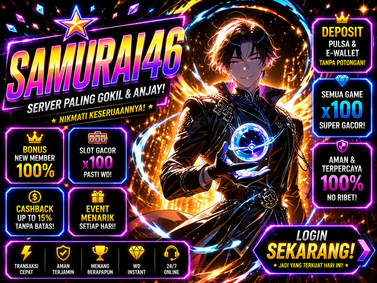 SAMURAI46 : Sekali Klik , Langsung Asyik! Rasa Paling Beda